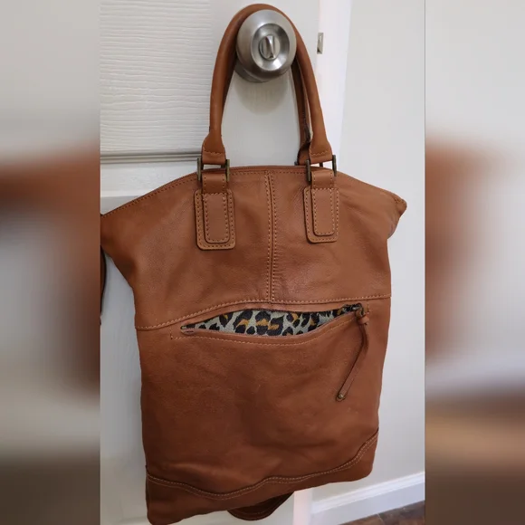 EUC! Maurizio Taiuti Brown Leather Bag - Picture 2 of 13